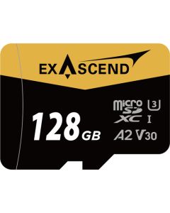 Exascend  MicroSD  128GB  Catalyst R175 W150 MB/s UHS-IC10V30   with Card Adapter