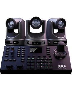 PTZOptics Producer Bundle 3x PT20X-4K-GY and 1x SuperJoy