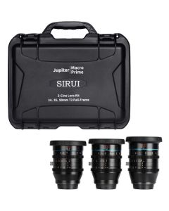 Sirui 24/35/50 mm T2 Cine Lens Jupiter Bundle FF Macro EF-Mount