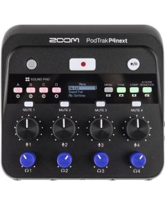 Zoom PodTrak P4next 4-Track Podcast Recorder