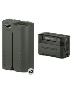 Tilta DMW-BLK22 Charging Station Battery Kit (2 Batteries) - Green