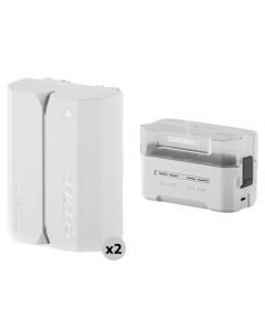 Tilta NP-FZ100 Charging Station Battery Kit (2 Batteries) - Off White