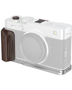 SmallRig L-Shaped Mount Plate with Wooden Handle for FUJIFILM X-E5 (Silver) 6236