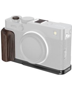 SmallRig L-Shaped Mount Plate with Wooden Handle for FUJIFILM X-E5 (Black) 6237