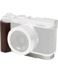 SmallRig L-Shaped Mount Plate with Wooden Handle for LUMIX L10 (Silver) 5943