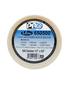 ProTapes UGlu 650500 1/2''x5/8'' Dashes. 500ct Roll