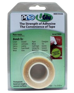 ProTapes UGlu 500 20mil 1''x60'' Roll 1ID Clamshell