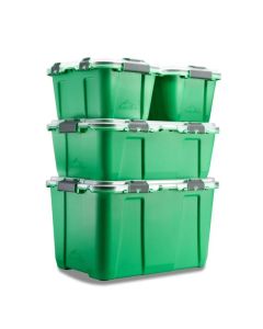 Alstora Full Set Green - 4 Containers: 1 PC 76L 1 PC 46L 2 PCS 19L