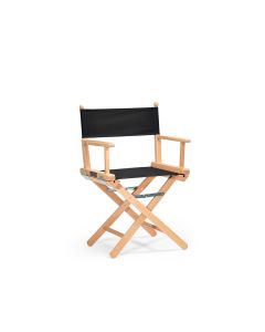 CONECARTS Low Beech Director's Chair Natural Color - Cotton Seat and Back
