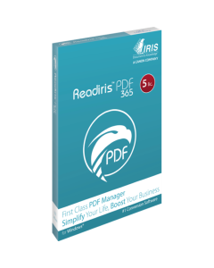 IRIS Readiris PDF Family 365 - 5lic Win - Box - 365 SUBSCRIPTION