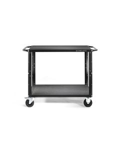 CONECARTS Large Cart High Density Precut Foam Black - two shelves