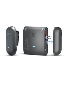 LensGo 318C II 2.4GHz Dual Clip on Wireless Lavalier Microphone