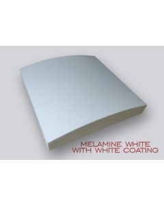 Sonitus Leviter Shape 8 Melamine White (60x60x8cm) (6pcs pack)