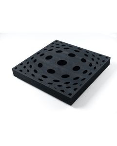 Sonitus Decosorber Deep Dot 8 Black Wood (60x60x8cm) (6pcs pack)