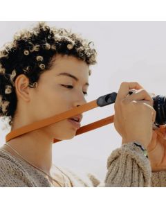 Peak Design Camera Strap Form Leather Neck - Amber