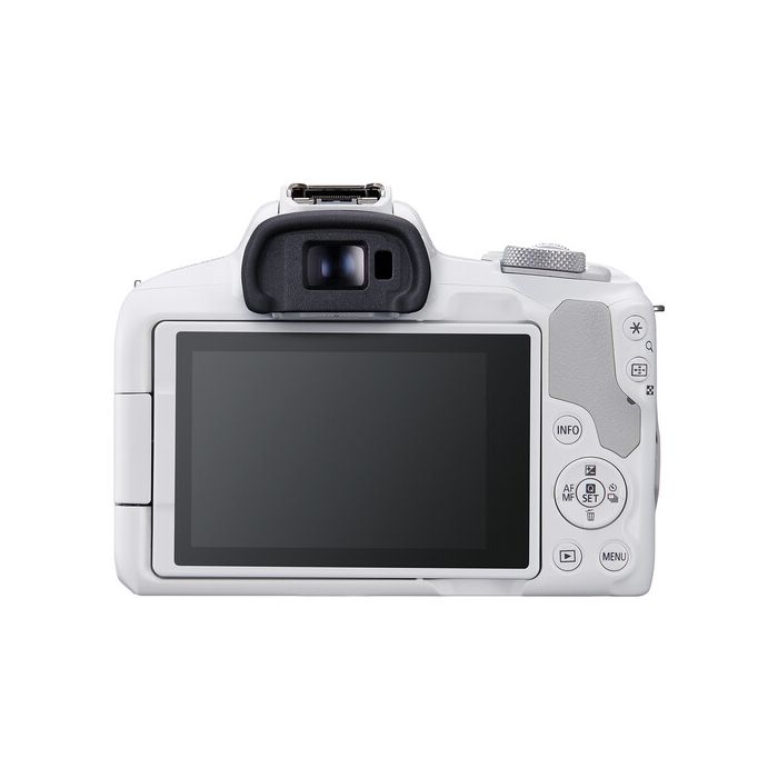 Canon EOS R50 + RFS 18-45 White